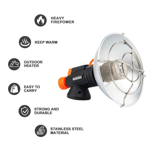 Widesea Portable Camping Heater - Stainless Steel Winter Outdoor Stove