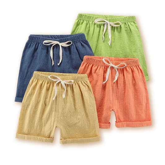 Lightweight Summer Kids Cotton Shorts
