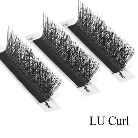 NAGARAKU 3D W Shape Natural Soft Light Hand Woven Fans Automatic Flower False Eyelashes Extensions