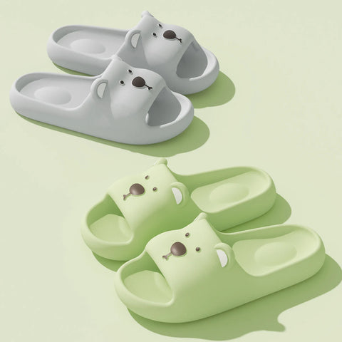EVA Unisex Cute Bear Cartoon Home Slippers