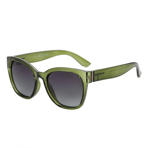 ZENOTTIC Chunky Butterfly gepolariseerde zonnebril - dikke monturen UV400 cat-eye zonnebril voor dames