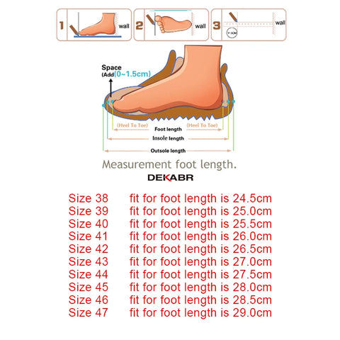 DEKABR Grote maten heren loafers - Handgemaakte leren instappers