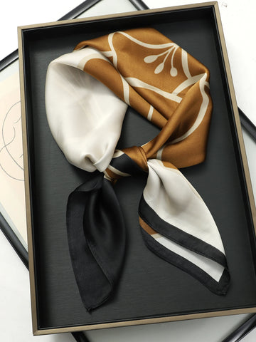 Luxury 2023 Silk Square Scarf for Women