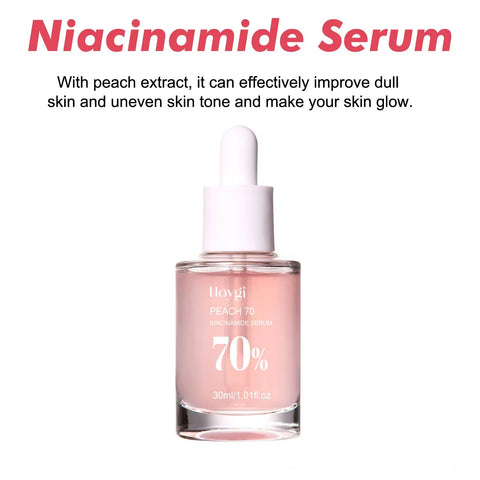 Niacinamide Facial Serum Fade Melanin Moisturzing Rejuvenation Shrink Pores Smooth Brightening Skin Care Dark Spot Remover Serum