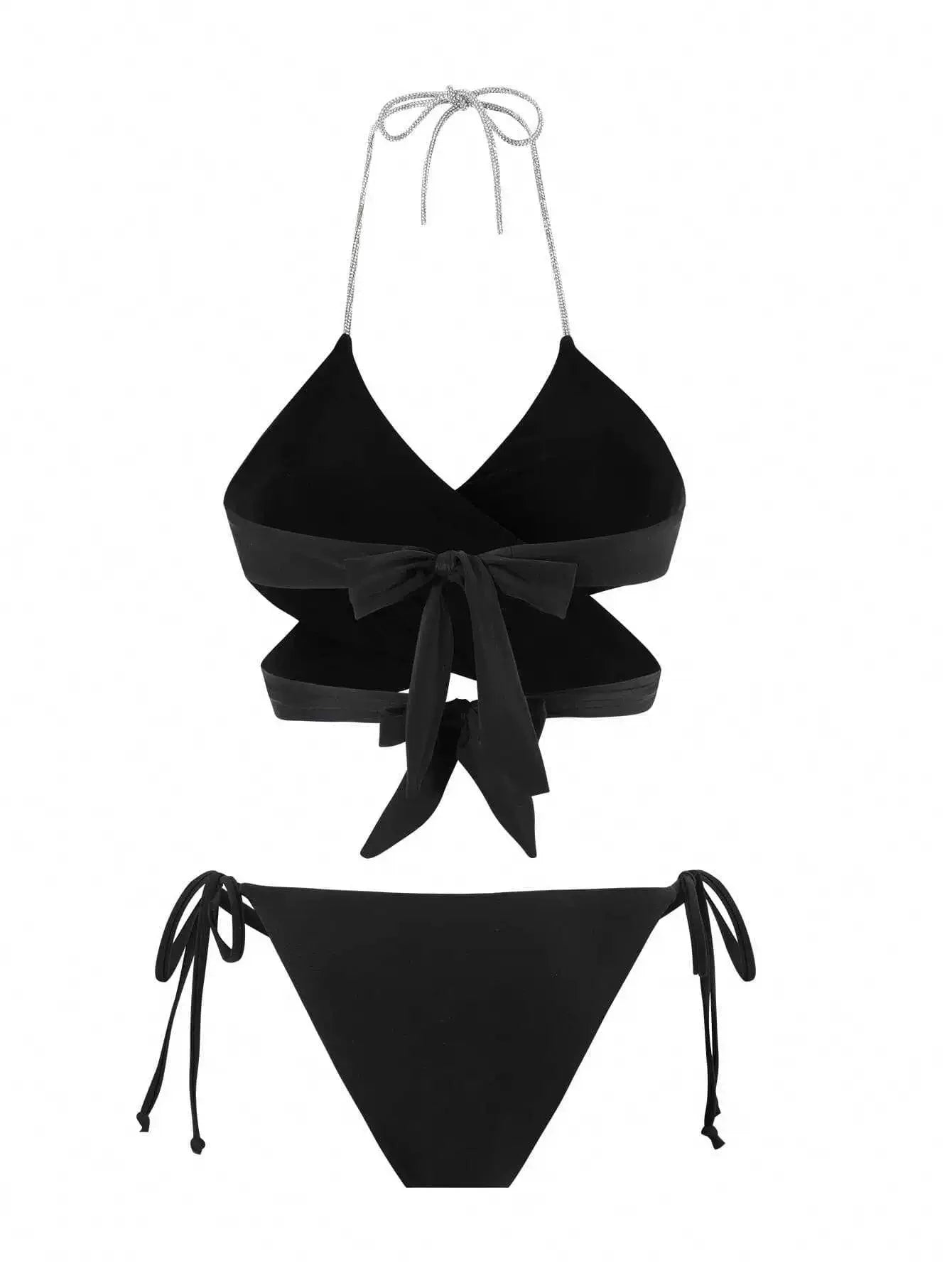 Ruffle Bikini Set – Printed Push-Up Swimwear Beachwear for Women
