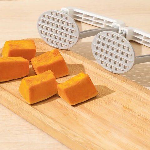 Handmatige aardappelstamper - Duurzame pureeknijper met antislip handvat