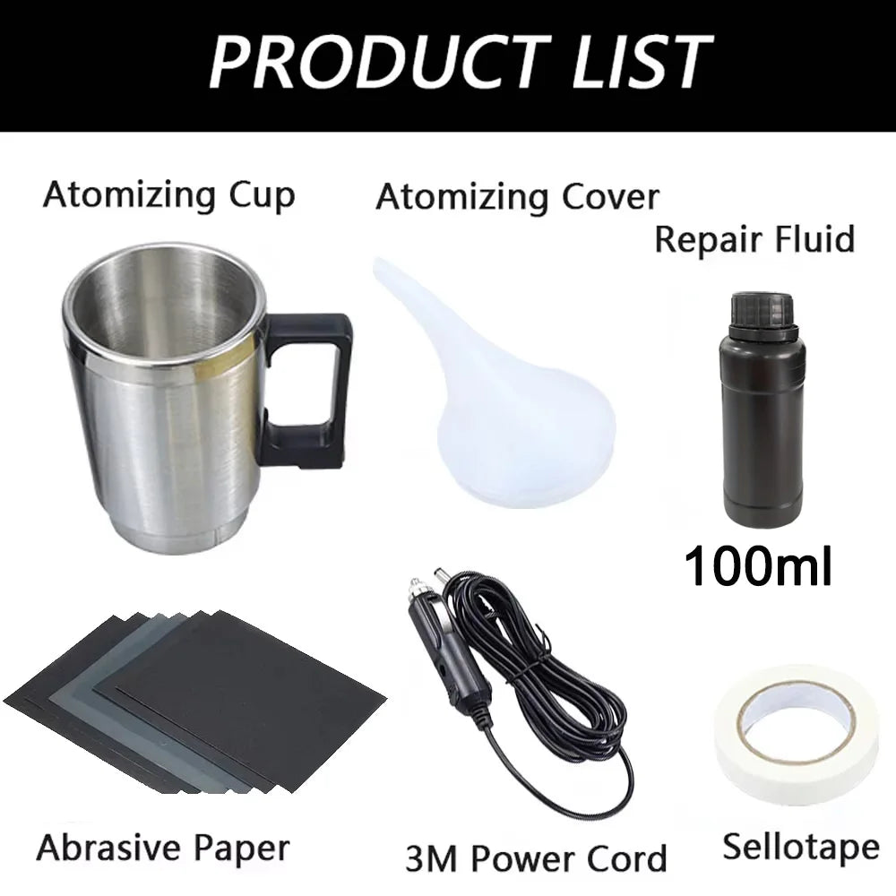 100ML Car Headlight Polishing Kit - Headlight Restoration Liquid Polymer Tool