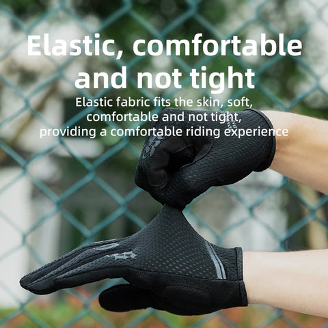 ROCKBROS Ademende antislip fiets handschoenen voor MTB en racefietsen