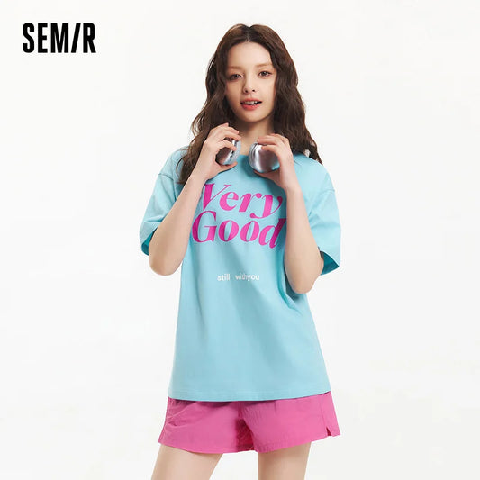 Semir Dames T-shirt met korte mouwen - Trendy zomertop 2025 