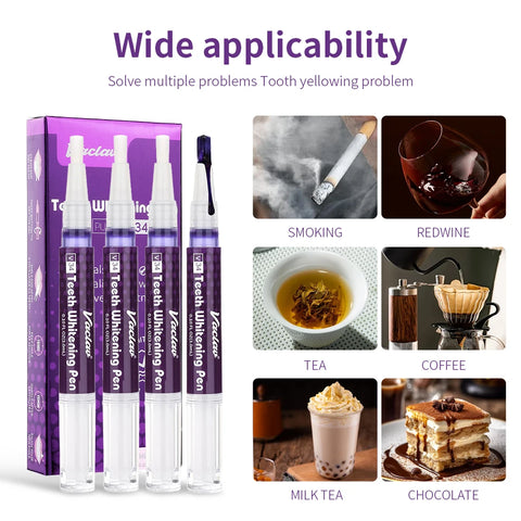 Vaclav V34 Purple Teeth Whitening Gel Pen