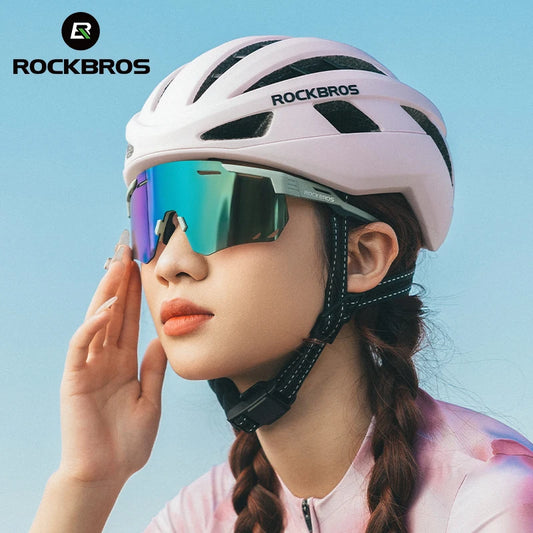 ROCKBROS Fietsbril - Veelzijdige UV400 gepolariseerde sportbril voor MTB, racefietsen, autorijden en golfen