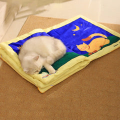 Book Style Cat Mat for Dogs and Cats - Portable and Fun Pet Mats