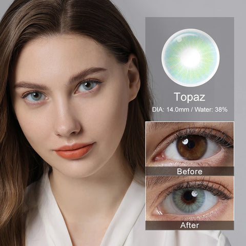 Mgaister Queen Prescription Color Contact Lenses - 1 Pair
