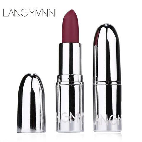 Langmani Silver Tube Matte Lipstick - 8 Colors