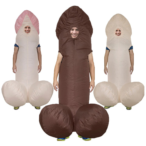 Inflatable Penis Costume for Adults - Fun & Sexy Jumpsuit