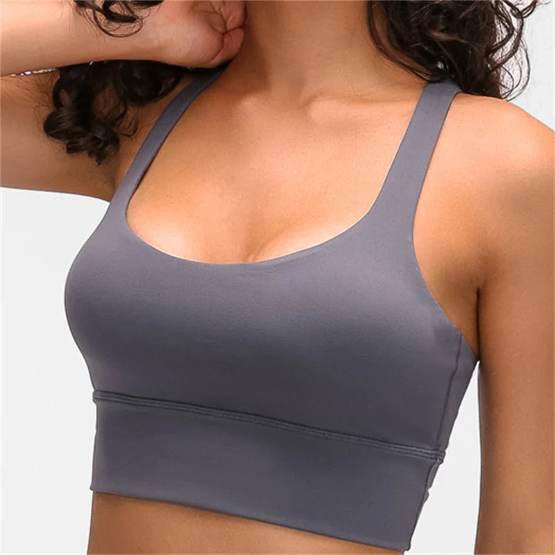Nepoagym BOOST Cross Back Sport Bra Top for Women