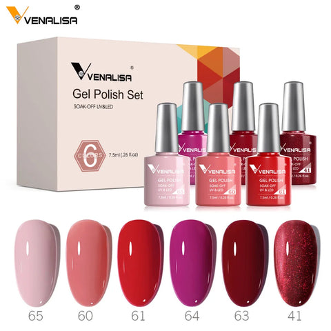 Venalisa Nude Color Elegance Gel Nagellak Kit