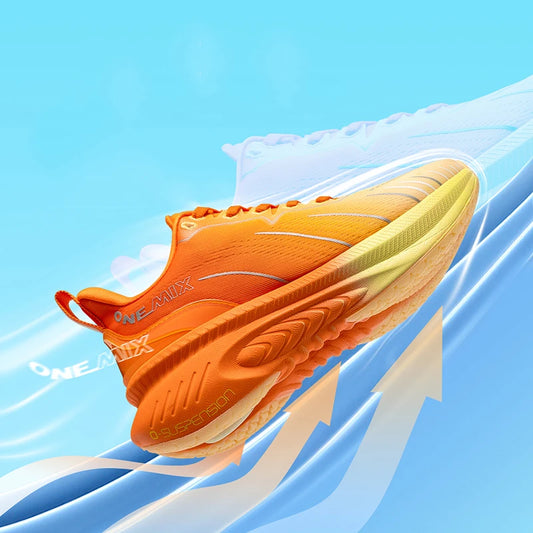 ONEMIX New Top Cushioning Running Shoes for Men – Athletic Training Sport Sneakers