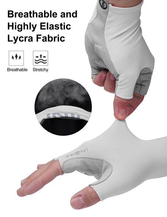 INBIKE Women's Summer Cycling Gloves - Padded Half-Finger MTB & Road Bike Accessories