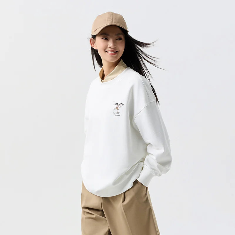 Semir Women's Mid-Length Oversize Printed Pullover