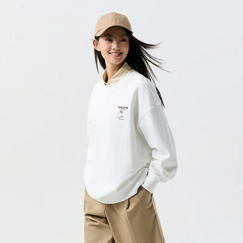 Semir Dames Mid-Length Oversize Bedrukte Pullover