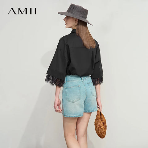 Amii Minimalist Cotton Shirts for Women