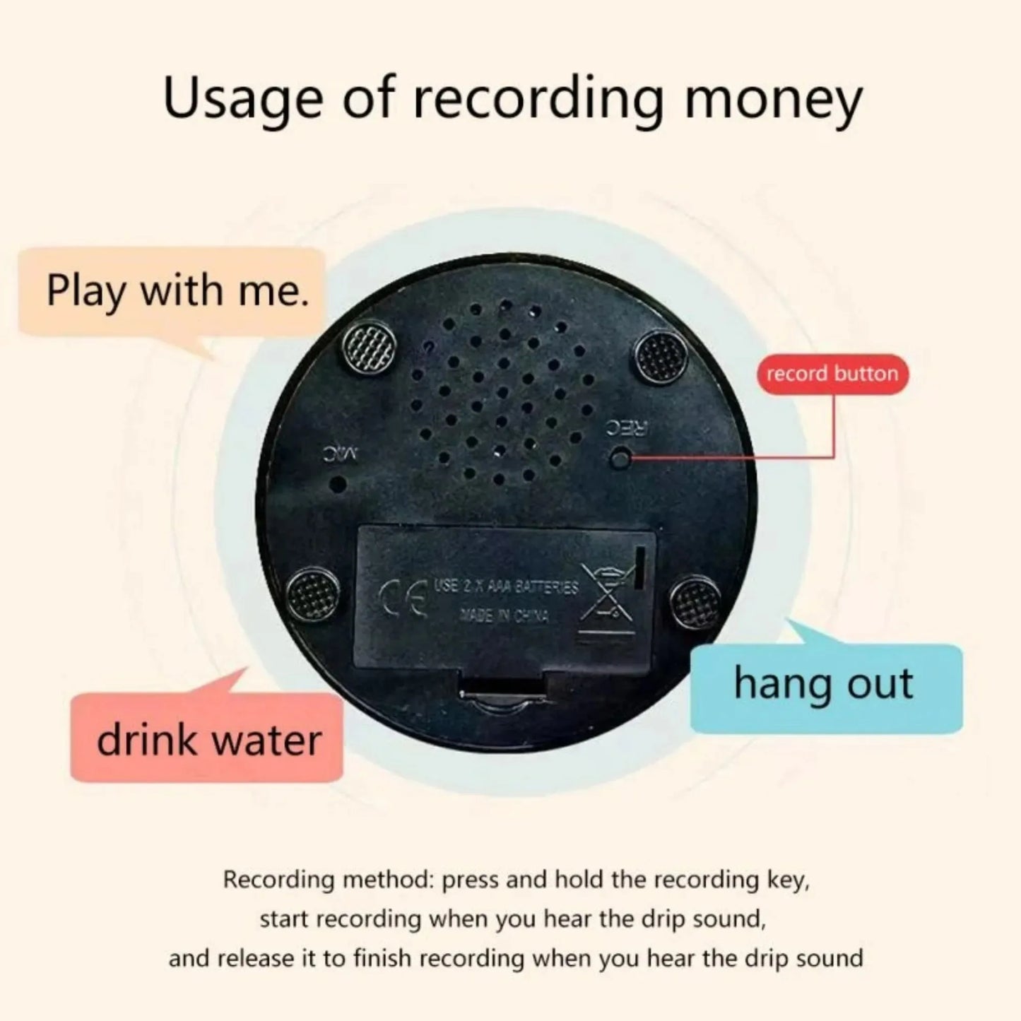 Dog Communication Buttons - Voice Recording Buzzer for Pet Training
