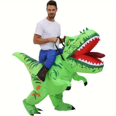 Inflatable T-Rex Dinosaur Costume for Adults