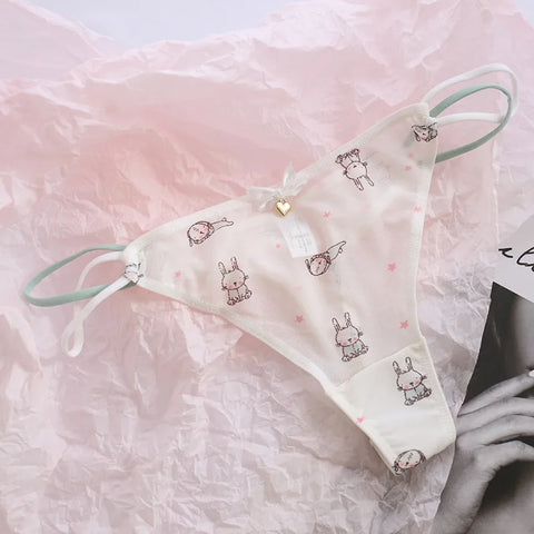 Cute G-String Thongs for Girls Aged 12-16 | Soft Silk Bikini Panties