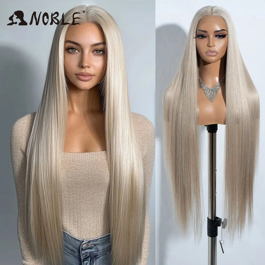 Noble Cosplay Wigs for Black Women - 38 Inch Ombre Blonde Lace Wig