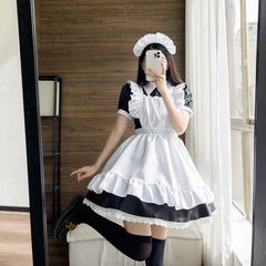 Gothic Lolita Anime Maid Cosplay Costume for Women