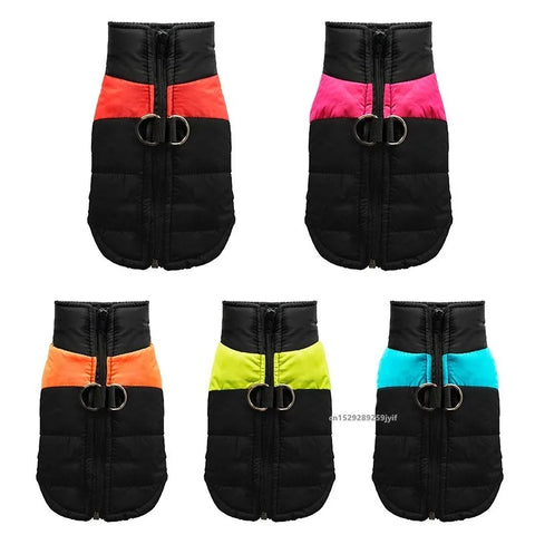 Winter Pet Clothes for Dogs - Warm Waterproof Vest Jacket for Small to Large Breeds