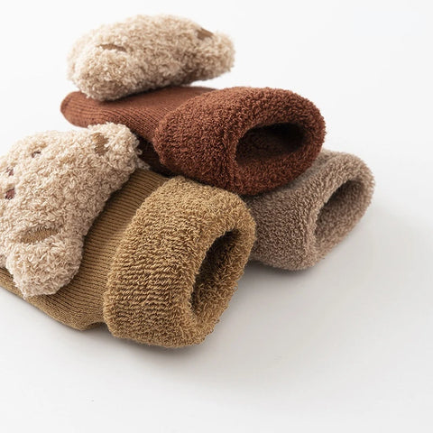 Cute Bear Baby Socks for Boys & Girls