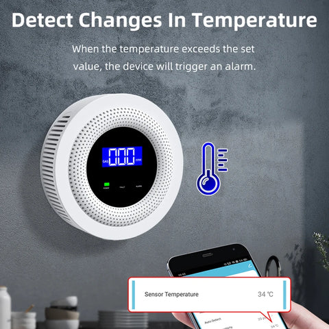 Tuya WiFi Combustible Gas Leak Sensor