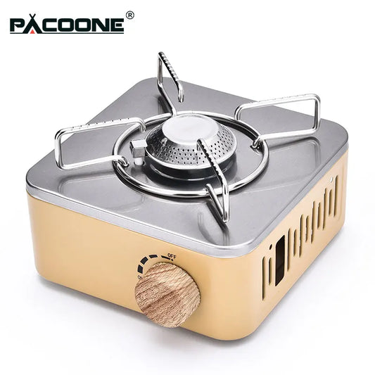 PACOONE Camping Gas Stove 2800W High Firepower Portable Cassette Furnace Outdoor Gas Burner