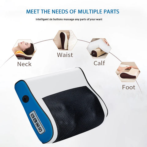 Multi-Functional Neck and Shoulder Massager with Hot Compress - Ideal for Home Relaxation