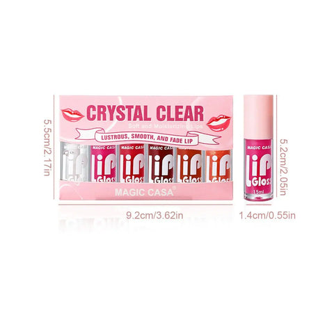 MAGIC CASA 6pcs/set Hydrating Jelly Lip Oil