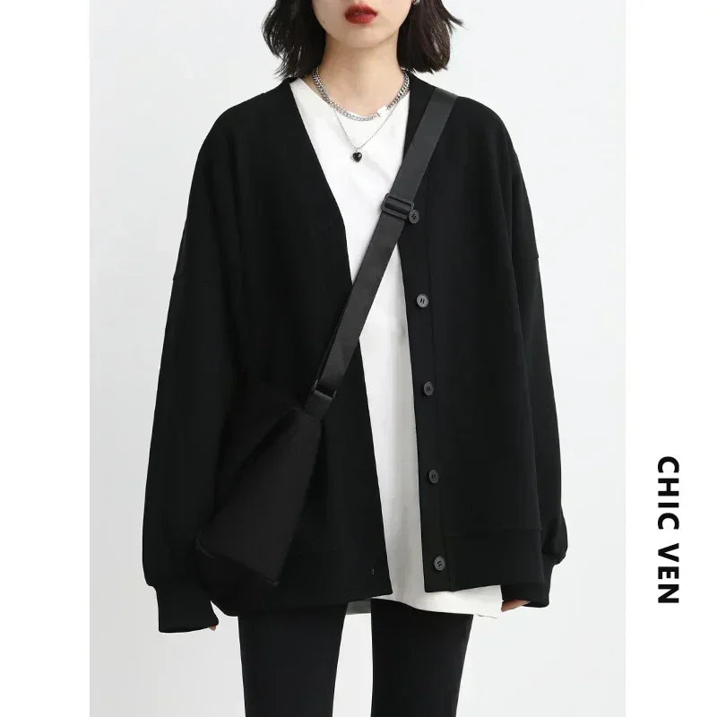 CHIC VEN Korean Autumn Winter Women's Sports Coat