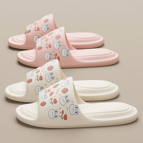 Cartoon opvouwbare pantoffels voor dames en meisjes 