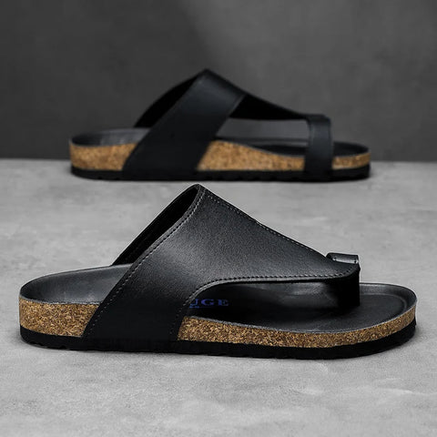 Slippers met kurken voetbed - Antislip zomersandalen