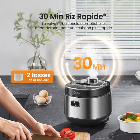 Midea 2L Rice Cooker with 9 Functions