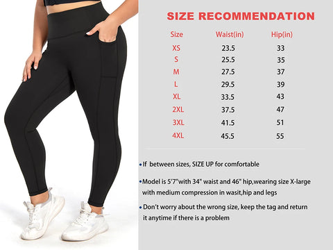 Nepoagym Tummy Control Yoga Legging met Zakken