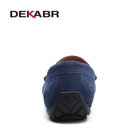 DEKABR Echte leren mocassins voor heren 