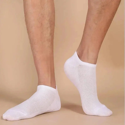 10/20 Pairs Unisex Casual Boat Socks - Thin & Breathable