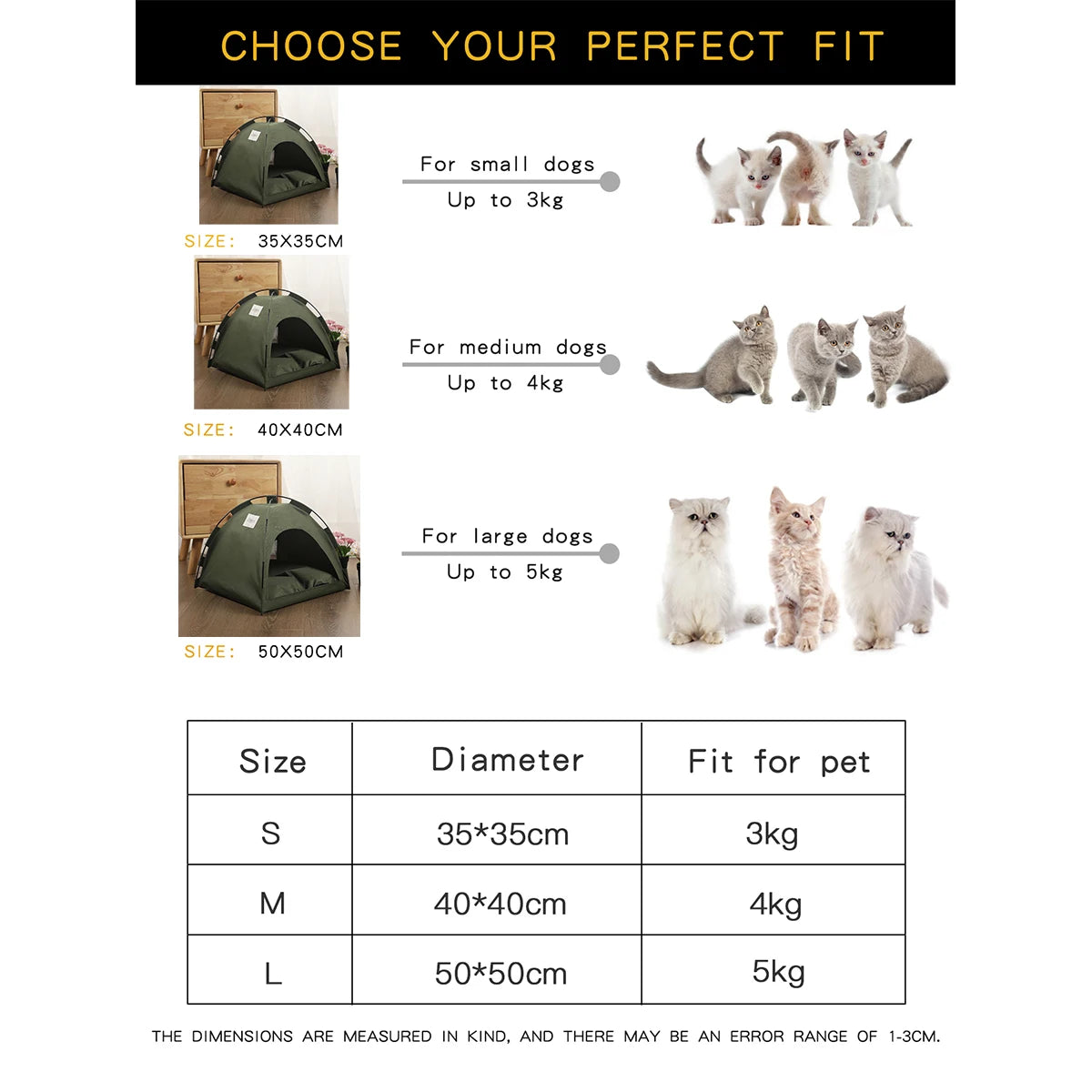 Cozy Clamshell Cat Tent Bed - Perfect for Your Feline Friend