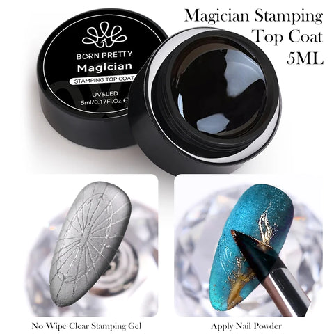 BORN PRETTY 5ml Magician Stamping Top Coat