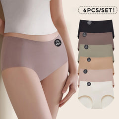 FallSweet 6PCS Seamless Silk Panties Set