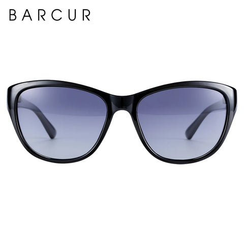 BARCUR TR90 Cat-Eye gepolariseerde zonnebril – Gradient UV400 dameszonnebril