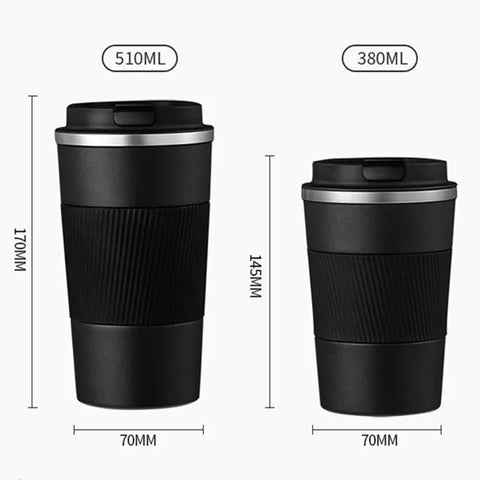 380ml 510ml Stainless Steel Coffee Cup Thermal Mug - Insulated Travel Mug