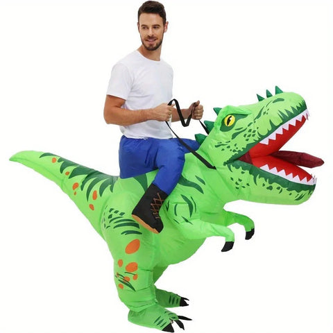 Inflatable T-Rex Dinosaur Costume for Adults
